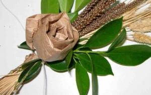 Fiori di carta riciclata