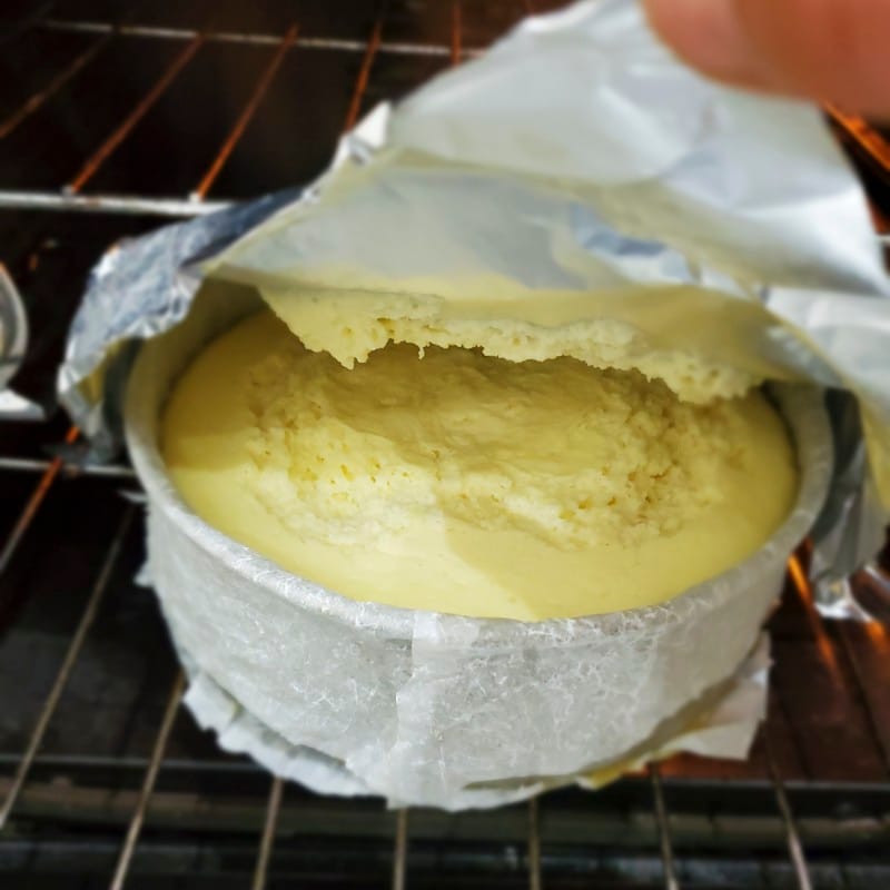 Cheesecake ai mirtilli - Impasto al Philadelphia in forno