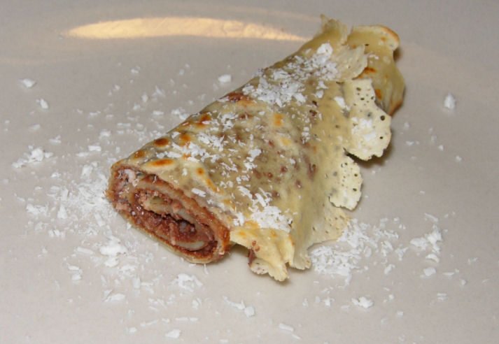 Crepes vegane con nutella vegana e cocco