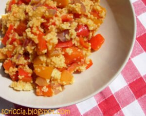 Ricetta con miglio: peperoni e zucca