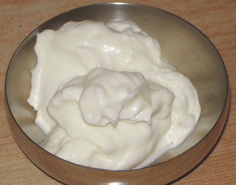 Mousse cioccolato bianco senza panna