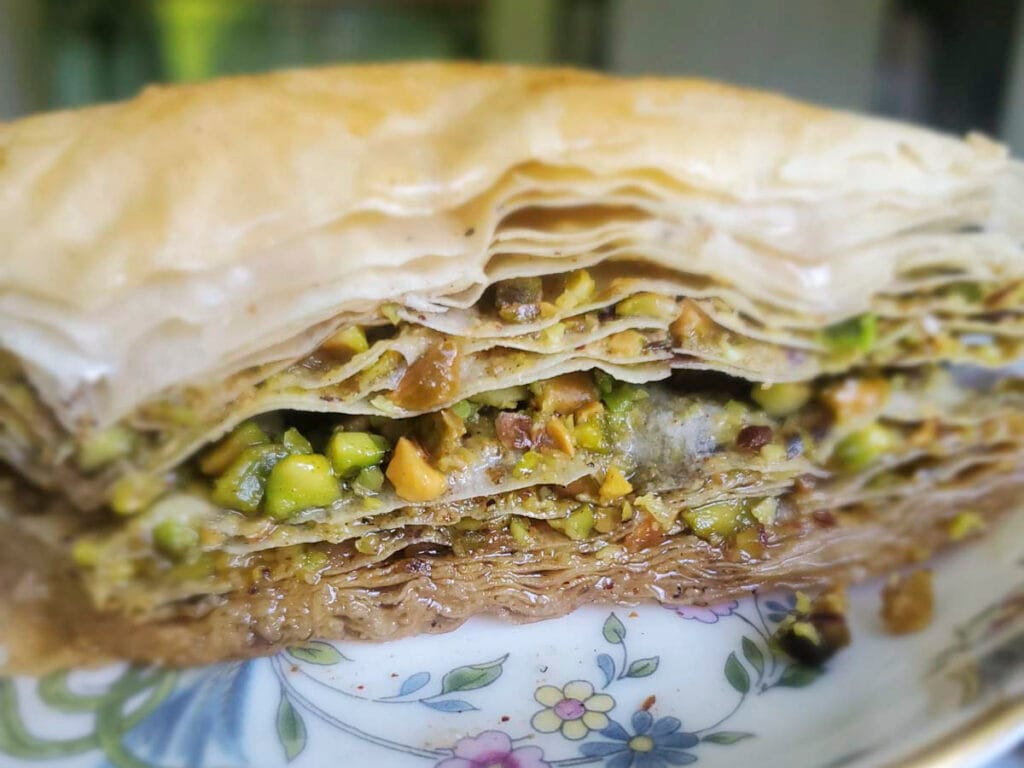 Ricetta baklava pistacchio, baklava turco, baklava greco, baklava con pasta fillo, baklava dolce, dolce tipico turco baklava, dolce tipico greco baklava