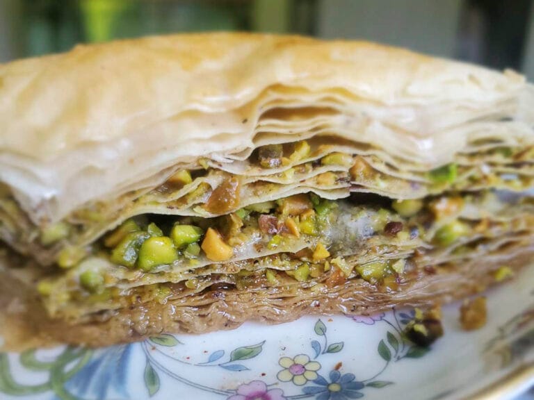 Ricetta baklava al pistacchio, dolce turco pistacchio