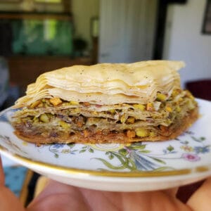 Ricetta baklava al pistacchio, dolce turco pistacchio