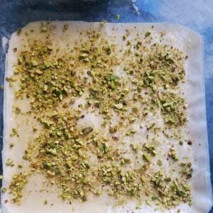 Come fare i baklava al pistacchio con pasta filo, ricetta dolce turco pistacchio