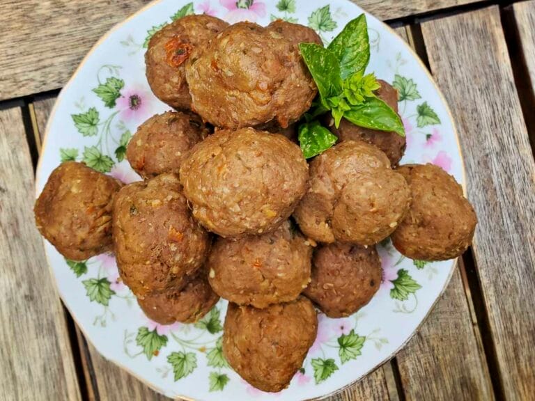 polpette vegetali fatte in casa con legumi e glutine