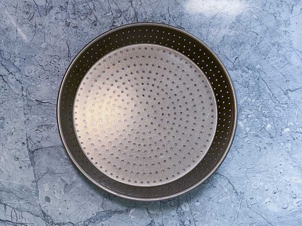 Teglia microforata per crostata perfetta